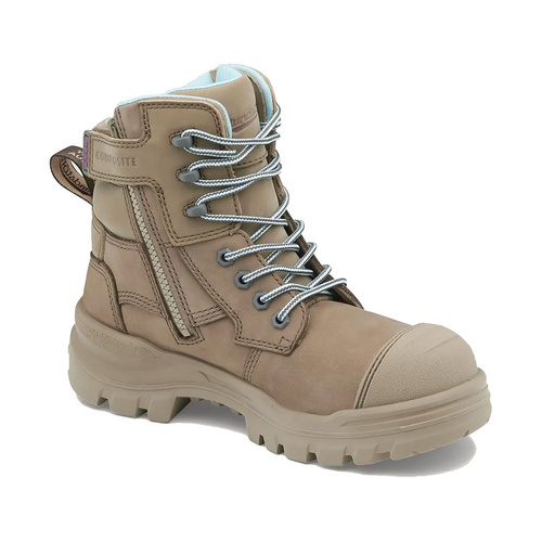WORKWEAR, SAFETY & CORPORATE CLOTHING SPECIALISTS RotoFlex Stone water-resistant nubuck 150mm zip side women's safety boot