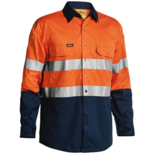 WORKWEAR, SAFETY & CORPORATE CLOTHING SPECIALISTS - 3M TAPED COOL LIGHTWEIGHT HI VIS SHIRT - LONG SLEEVE