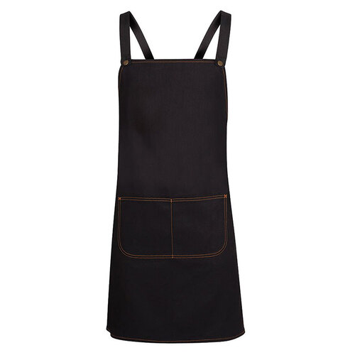 WORKWEAR, SAFETY & CORPORATE CLOTHING SPECIALISTS - JB's CROSS BACK DENIM APRON (WITHOUT STRAP)