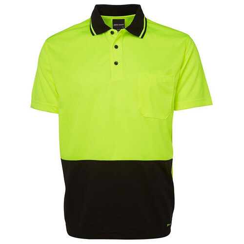 WORKWEAR, SAFETY & CORPORATE CLOTHING SPECIALISTS JB's HI VIS 4602.1 NON CUFF TRAD POLO