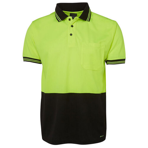 WORKWEAR, SAFETY & CORPORATE CLOTHING SPECIALISTS JB's HI VIS S/S TRADITIONAL POLO