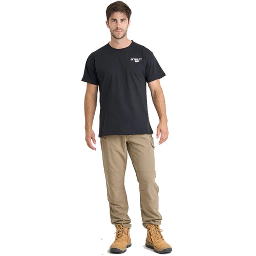 WORKWEAR, SAFETY & CORPORATE CLOTHING SPECIALISTS WW MENS ELASTIC WAIST PANT