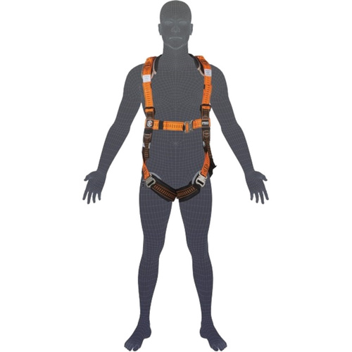 WORKWEAR, SAFETY & CORPORATE CLOTHING SPECIALISTS Elite Riggers Harness - Standard (M - L) cw Harness Bag (NBHAR)