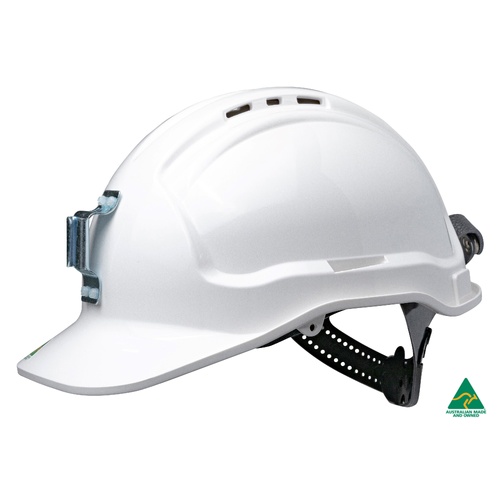 WORKWEAR, SAFETY & CORPORATE CLOTHING SPECIALISTS Maxisafe Vented hard hat - Sliplock harness -SSA