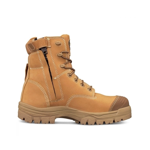 WORKWEAR, SAFETY & CORPORATE CLOTHING SPECIALISTS - AT 45 - 150mm Zip Side Lace Up Boot - 45-632Z