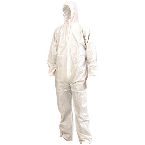 WORKWEAR, SAFETY & CORPORATE CLOTHING SPECIALISTS Disp PP Coveralls - White