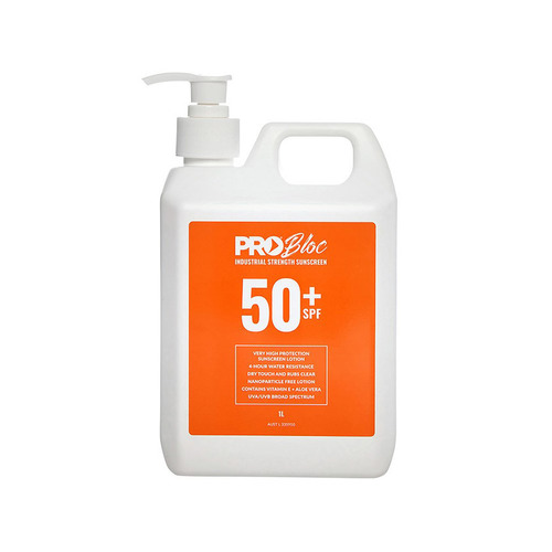 WORKWEAR, SAFETY & CORPORATE CLOTHING SPECIALISTS - PRO BLOC 50+ Sunscreen