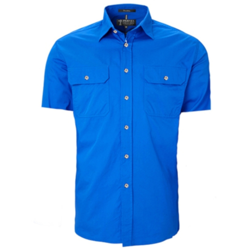 WORKWEAR, SAFETY & CORPORATE CLOTHING SPECIALISTS Open Front Men's Pilbara Shirt