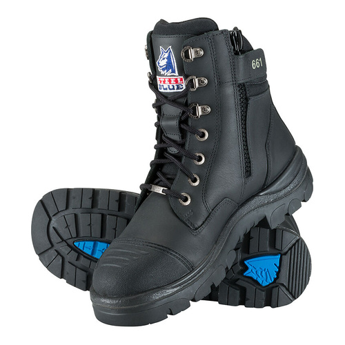 WORKWEAR, SAFETY & CORPORATE CLOTHING SPECIALISTS SOUTHERN CROSS ZIP SCUFF - TPU - Zip Sided Boot