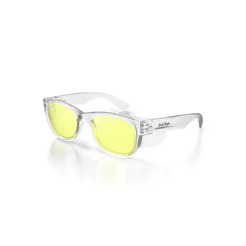 WORKWEAR, SAFETY & CORPORATE CLOTHING SPECIALISTS Classics Clear Frame/Yellow UV400 Lens