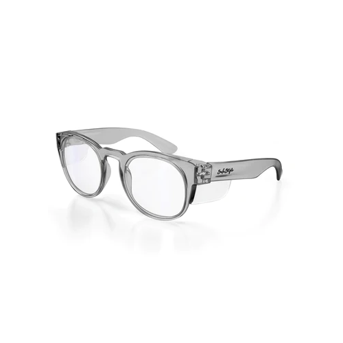 WORKWEAR, SAFETY & CORPORATE CLOTHING SPECIALISTS - Cruisers Graphite Frame/ Clear Lens - Clear - One Size