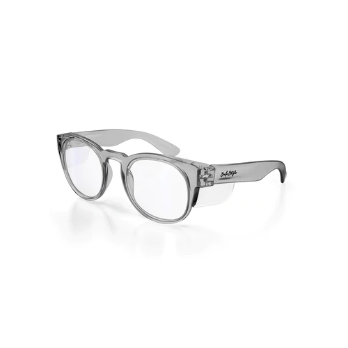 WORKWEAR, SAFETY & CORPORATE CLOTHING SPECIALISTS Cruisers Graphite Frame/ Clear Lens - Clear - One Size