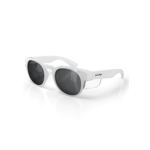 WORKWEAR, SAFETY & CORPORATE CLOTHING SPECIALISTS - Cruisers Retros White Frame Polarised Lens - Polarised - One Size