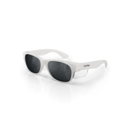 WORKWEAR, SAFETY & CORPORATE CLOTHING SPECIALISTS - Classics Retros White Frame Polarised Lens - Polarised - One Size